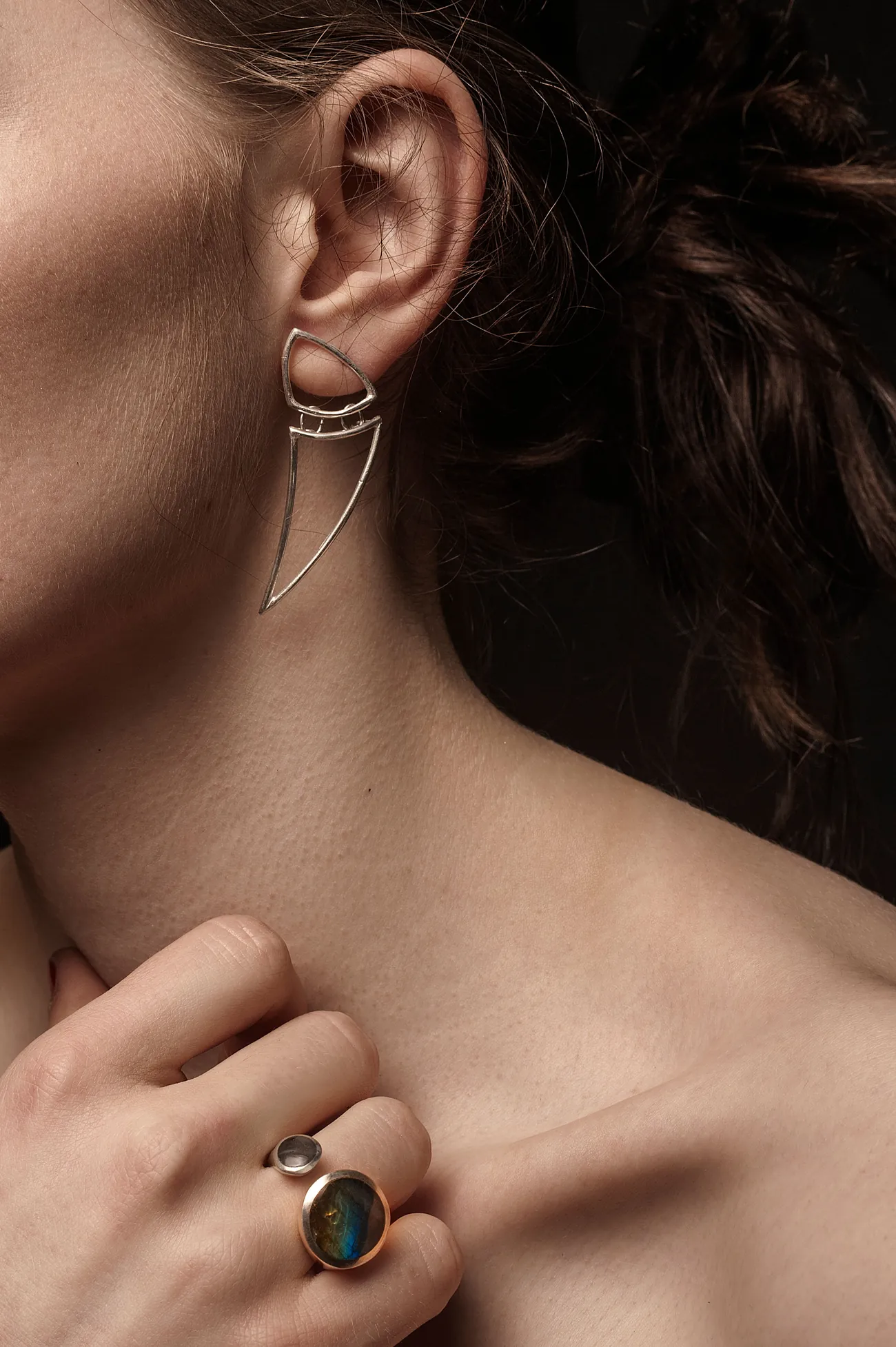 Model wearing jewellery