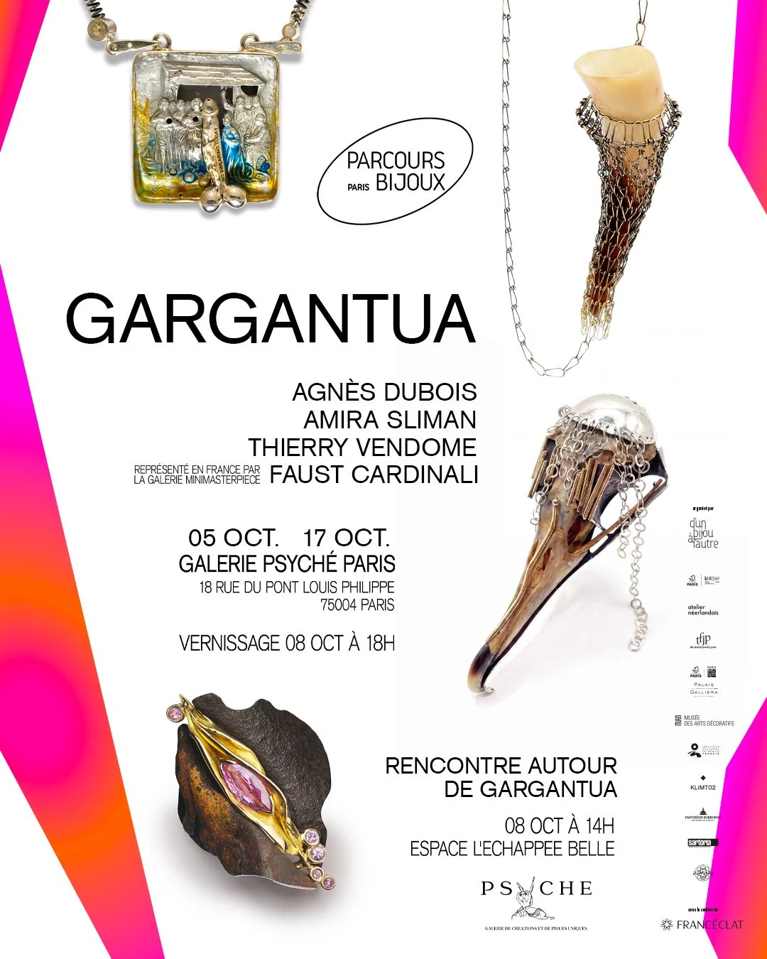 Affiche Gargantua, Parcours Bijoux Paris 2026