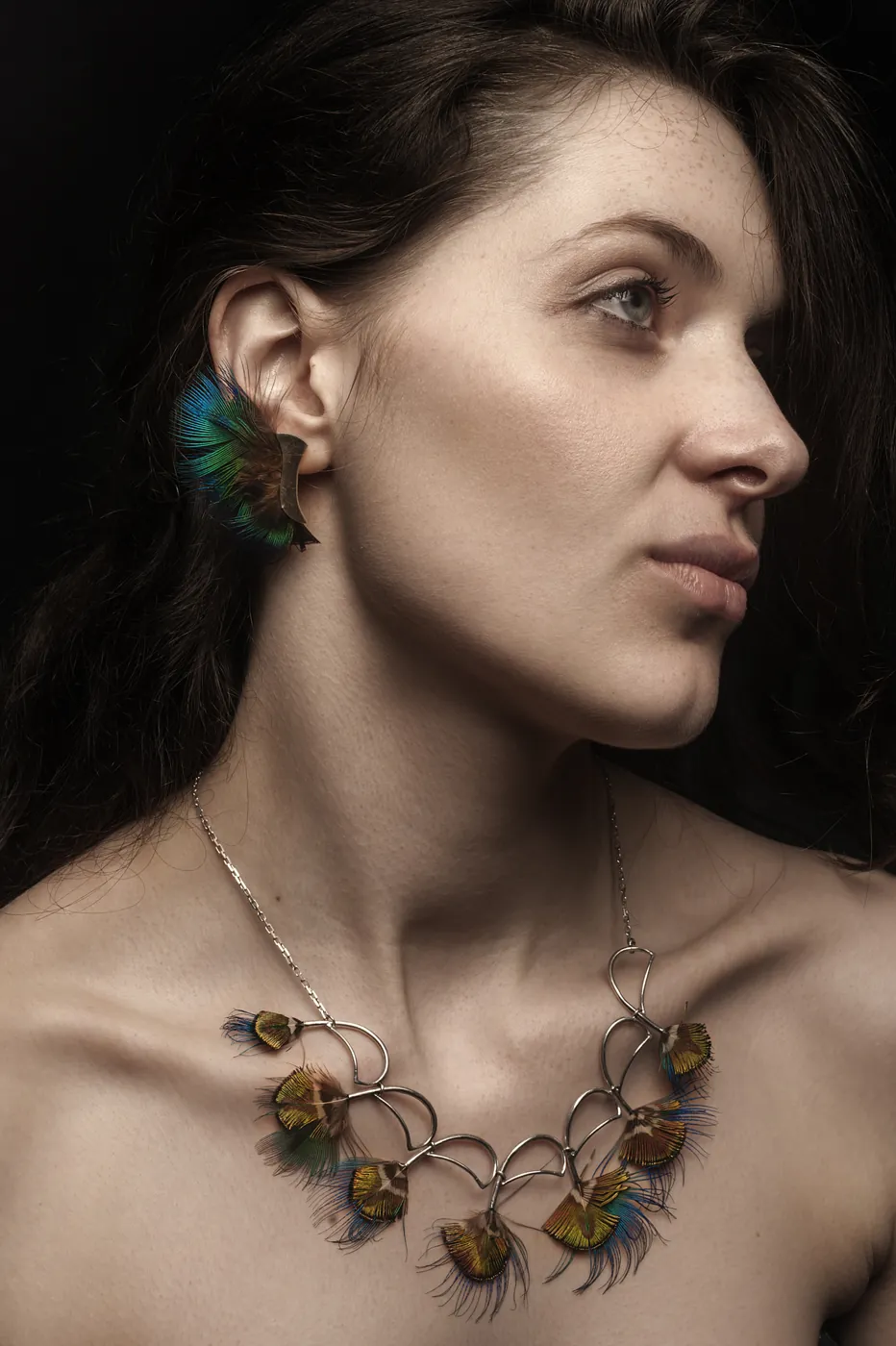 Collier d'Amira Sliman porté